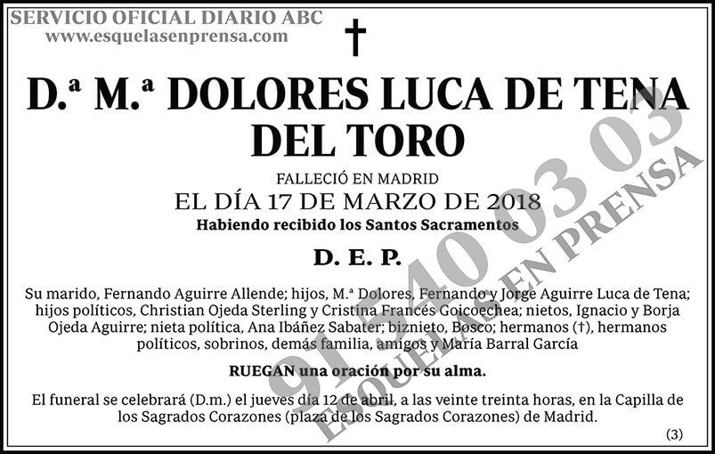 Dolores Luca de Tena del Toro